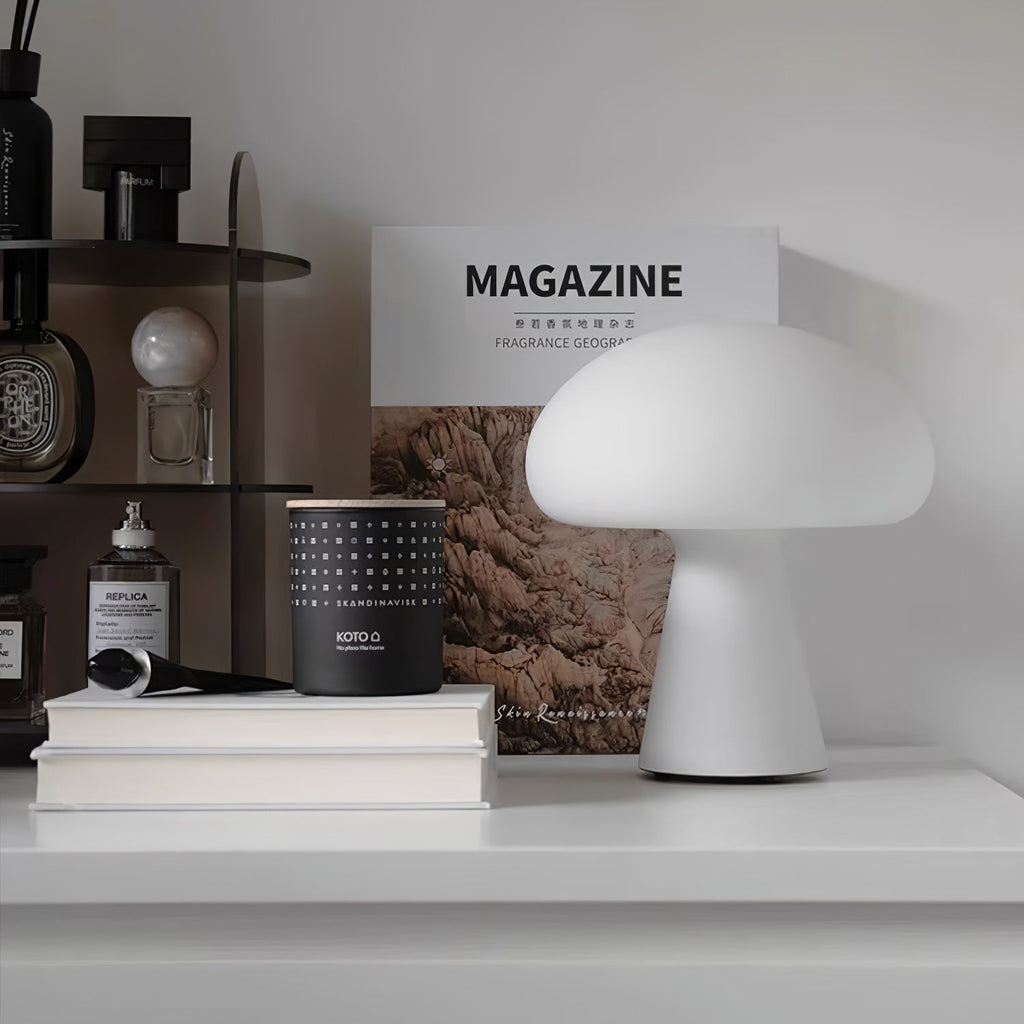 Obello Arc Glass Table Lamp