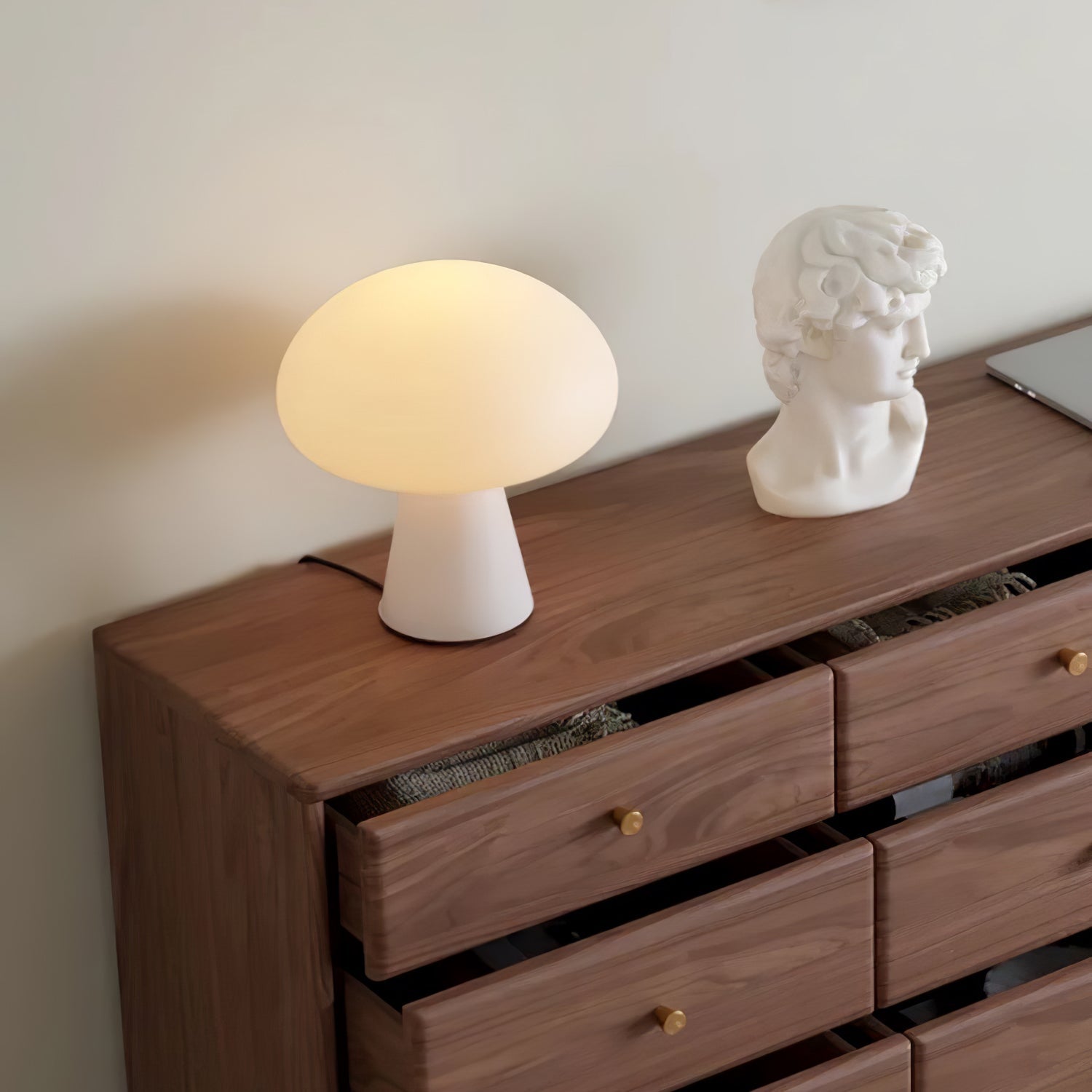 Obello Arc Glass Table Lamp