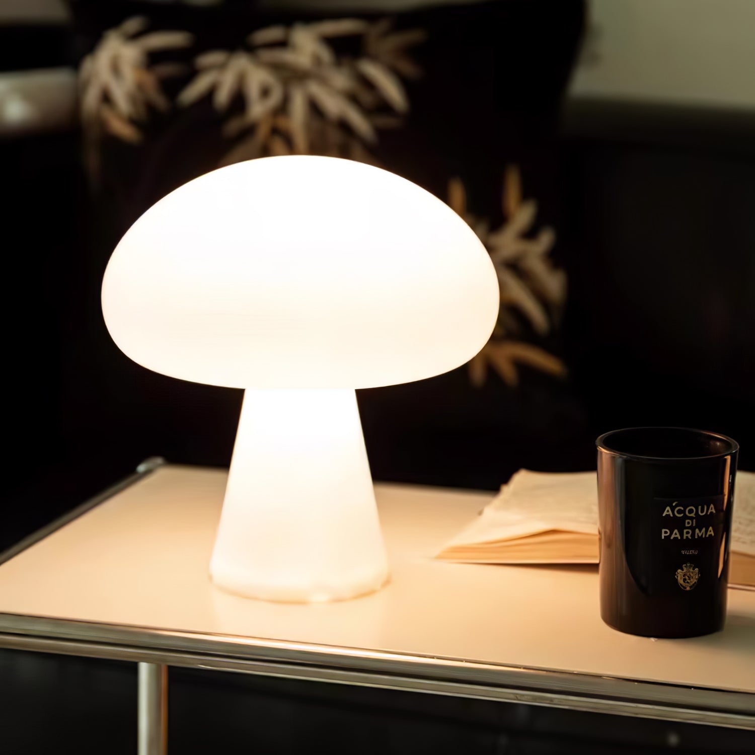 Obello Arc Glass Table Lamp