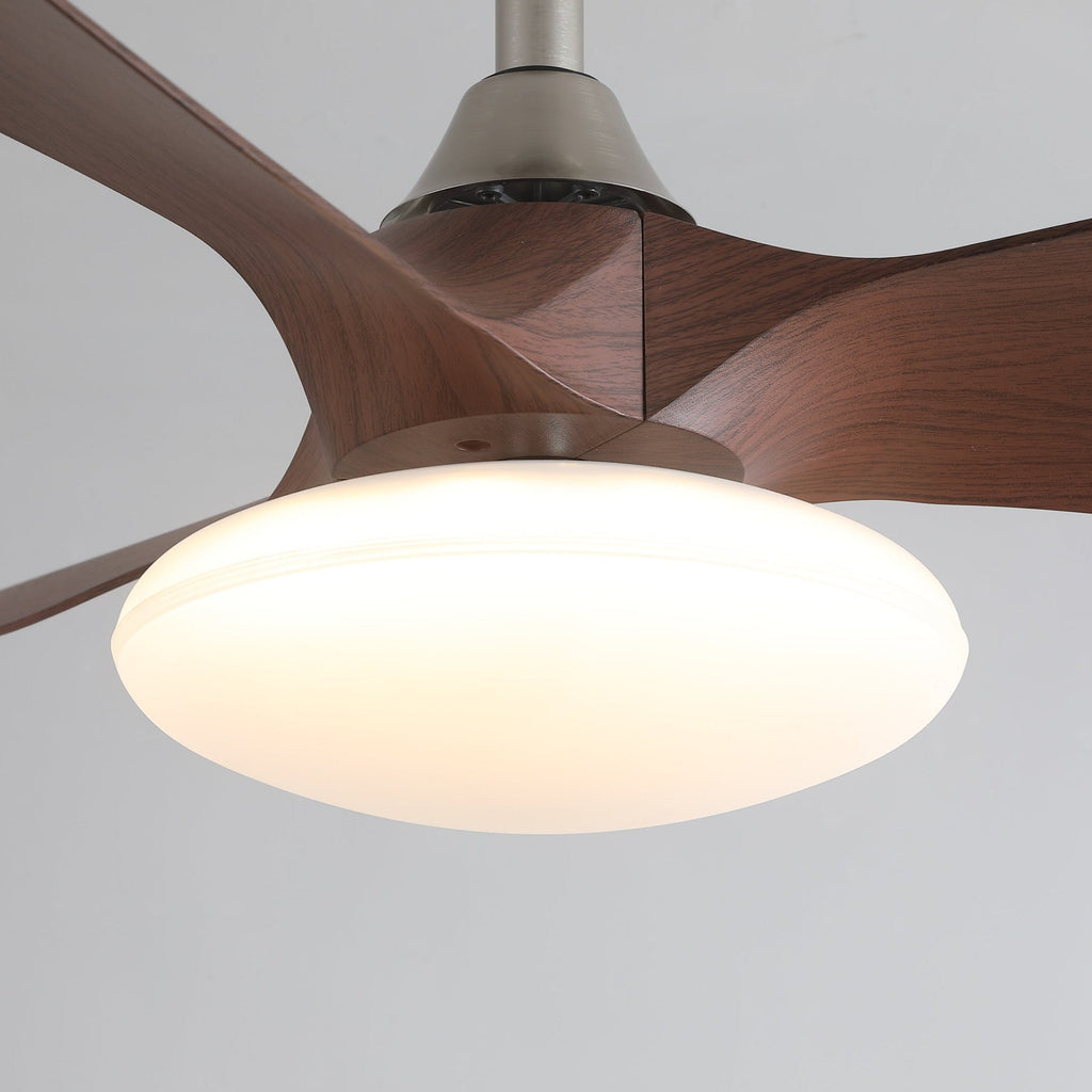 Zephira Minimalist Luxe Ceiling Fan Light