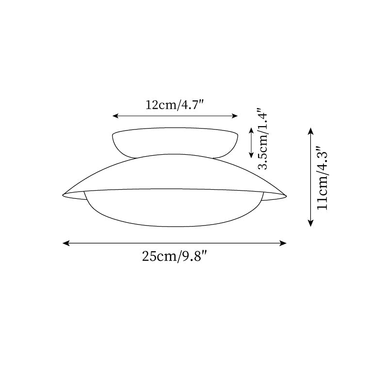 Paulo Dome Ceiling Light