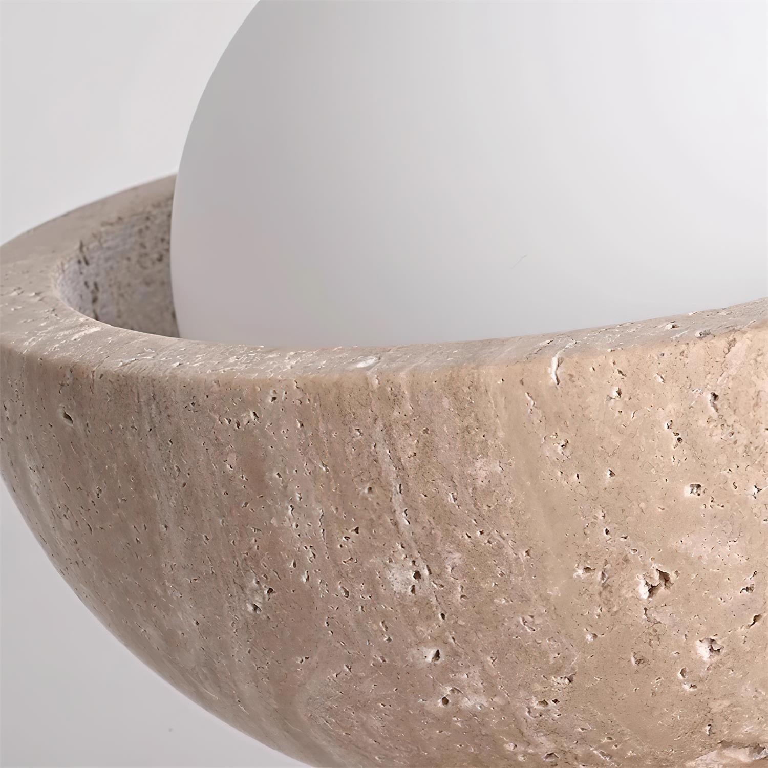 Piedra Travertine Ceiling Light