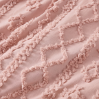 Tufted comforter detail, Pink
