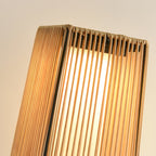 Rattan Minimal Post Light