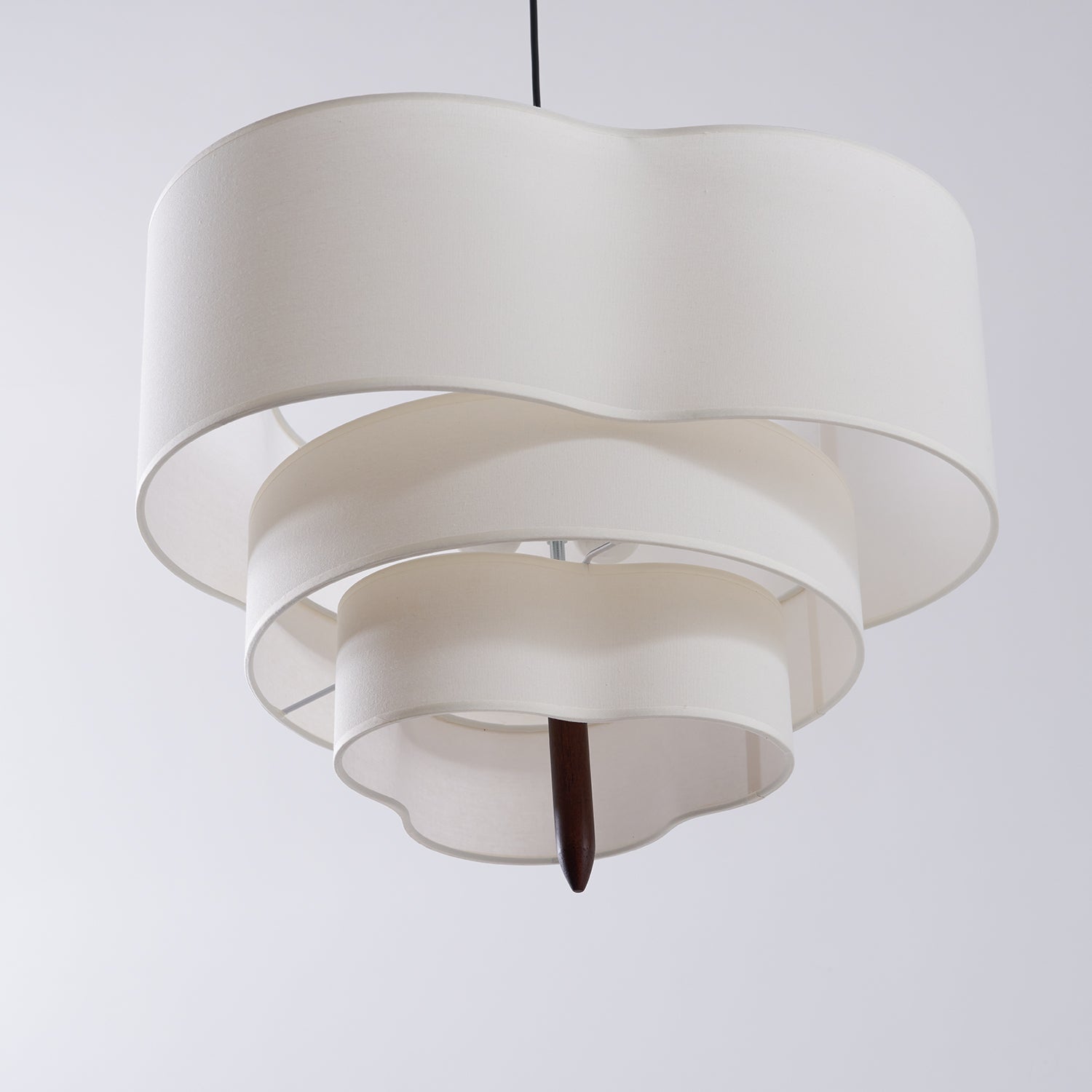 Raphia Layered Fabric Pendant Light