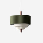 Raphia Layered Fabric Pendant Light