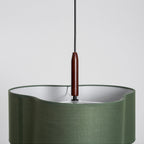 Raphia Layered Fabric Pendant Light