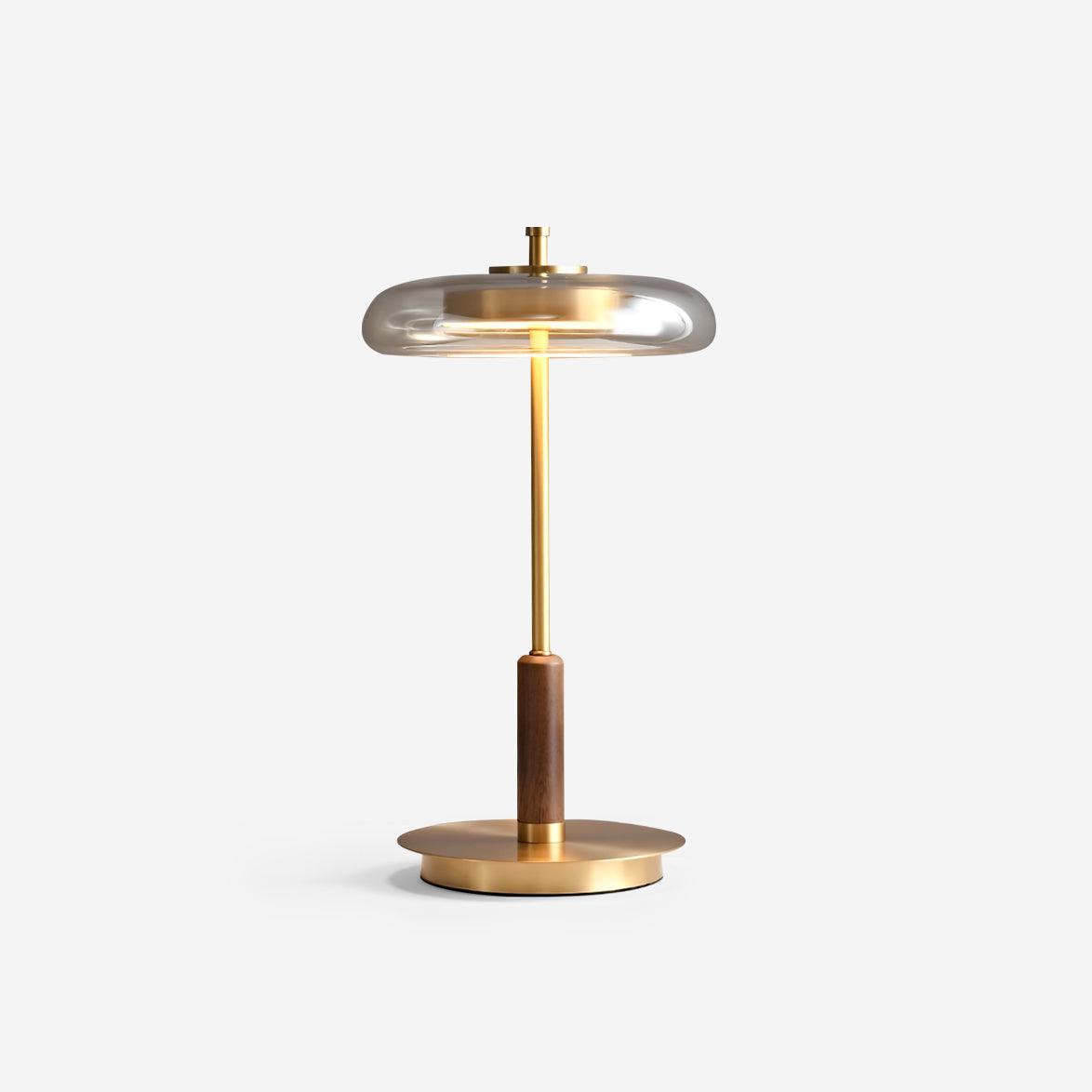 Redondo Amber Glass Table Lamp