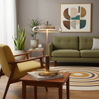 Redondo Amber Glass Table Lamp