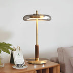 Redondo Amber Glass Table Lamp