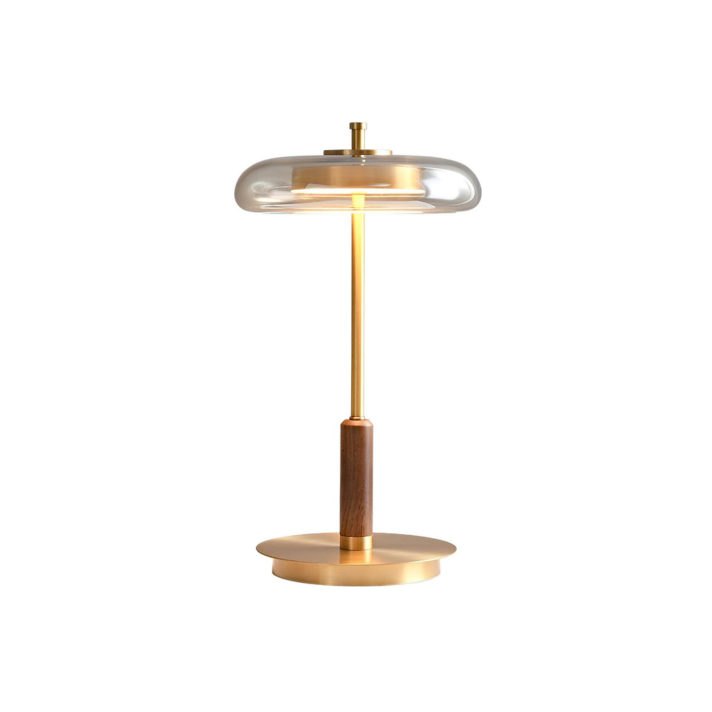 Redondo Amber Glass Table Lamp