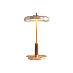 Redondo Amber Glass Table Lamp