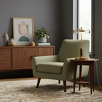 Redondo Amber Glass Table Lamp