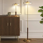 Redondo Amber Glass Table Lamp