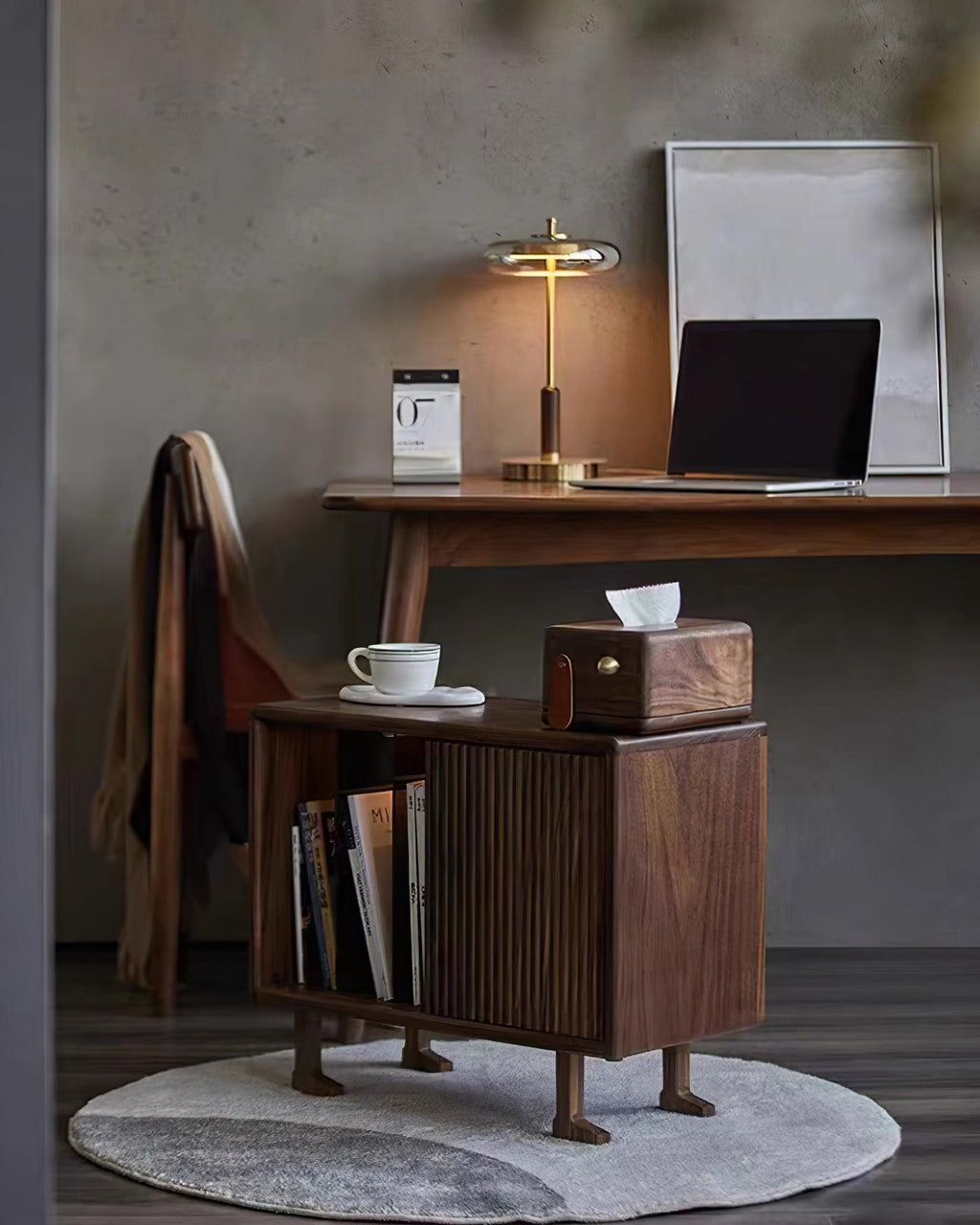 Redondo Amber Glass Table Lamp
