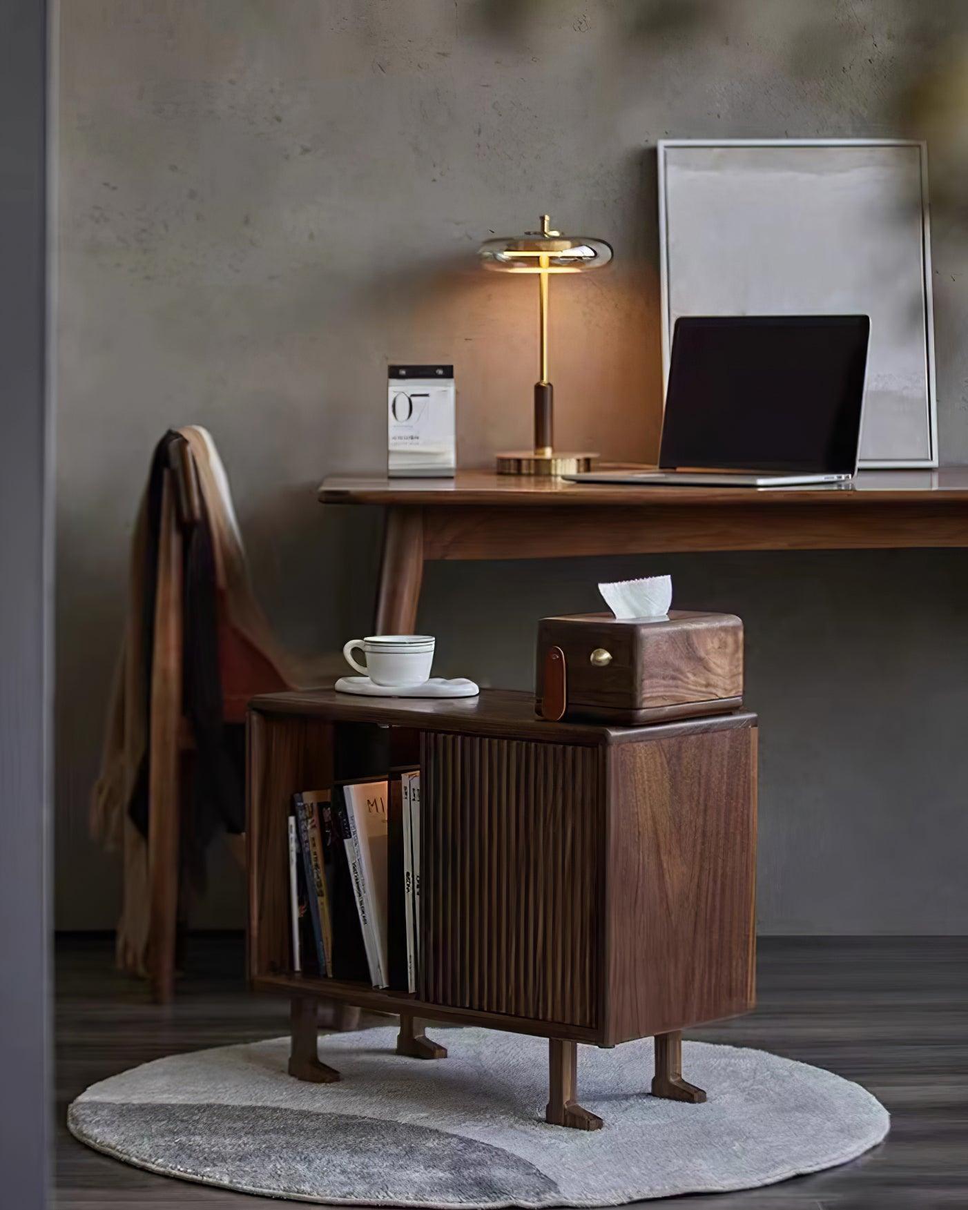 Redondo Amber Glass Table Lamp