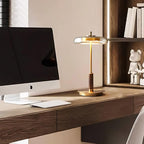 Redondo Amber Glass Table Lamp