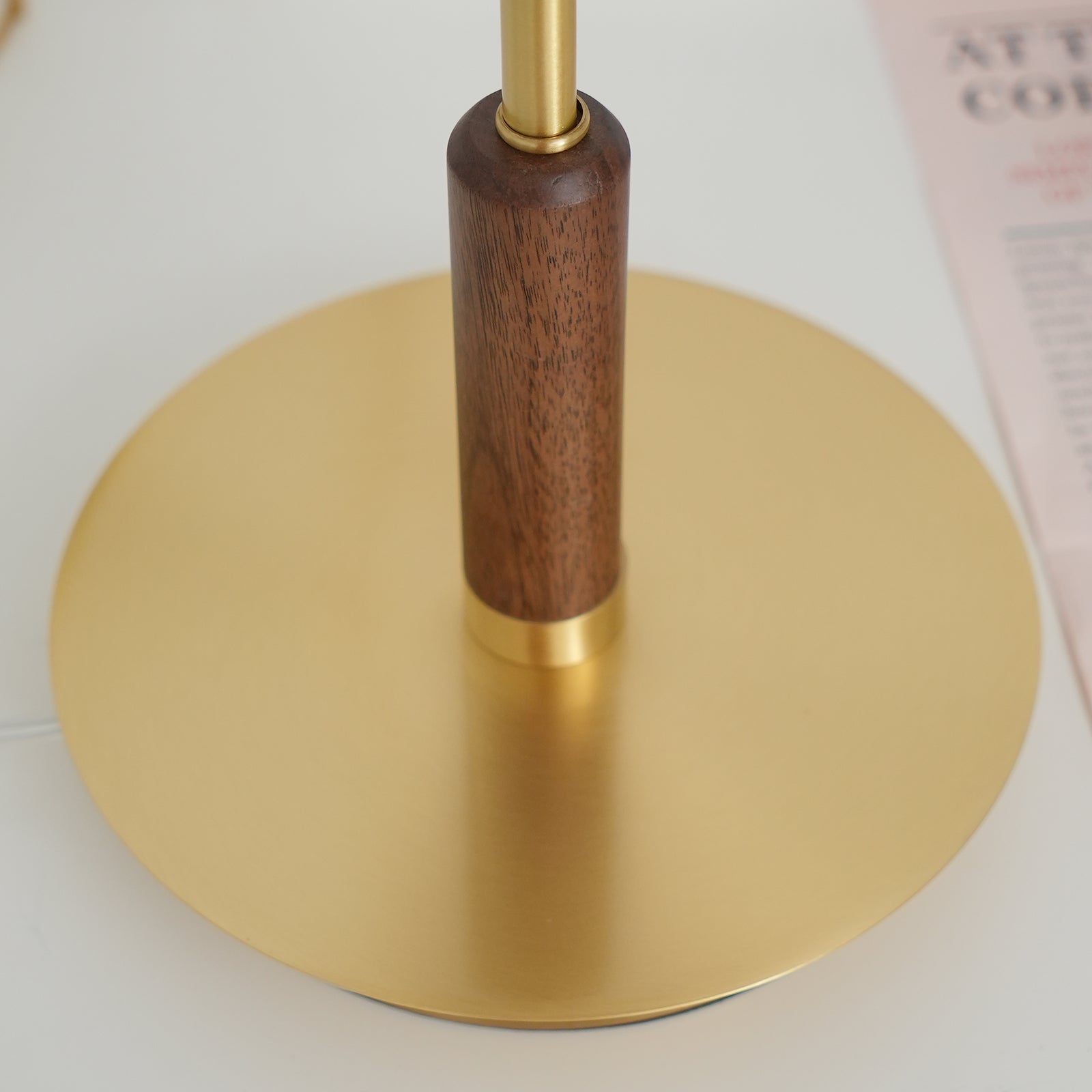 Redondo Amber Glass Table Lamp