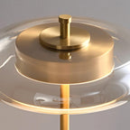 Redondo Amber Glass Table Lamp
