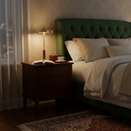 Redondo Amber Glass Table Lamp