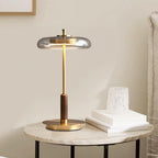 Redondo Amber Glass Table Lamp