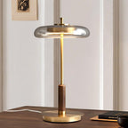 Redondo Amber Glass Table Lamp