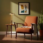 Redondo Amber Glass Table Lamp