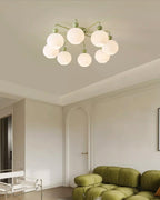 Renee Multi- Light Ribbed Glass Chandelier