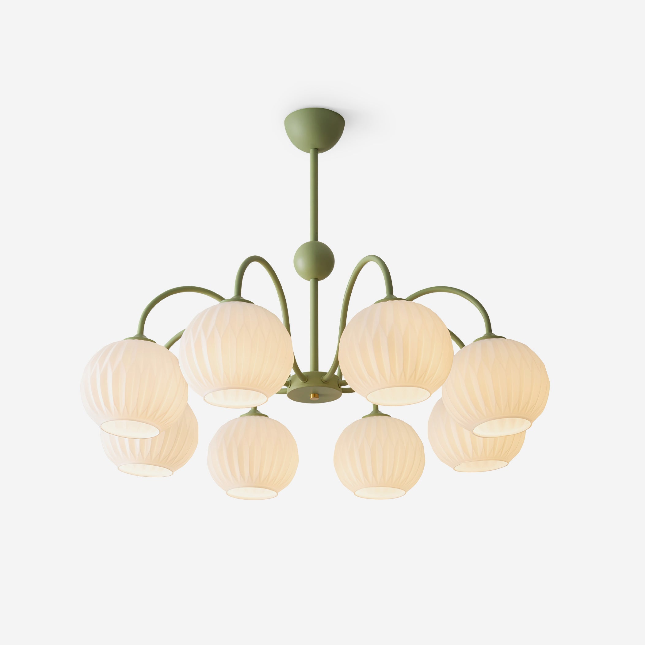 Renee Ribbed Glass Branch Chandelier