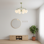 Renee Ribbed Glass Branch Chandelier