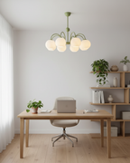 Renee Ribbed Glass Branch Chandelier