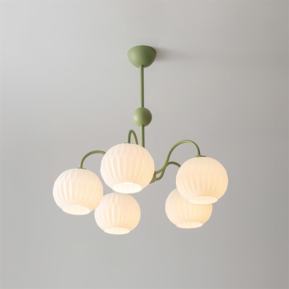 Renee Ribbed Glass Branch Chandelier