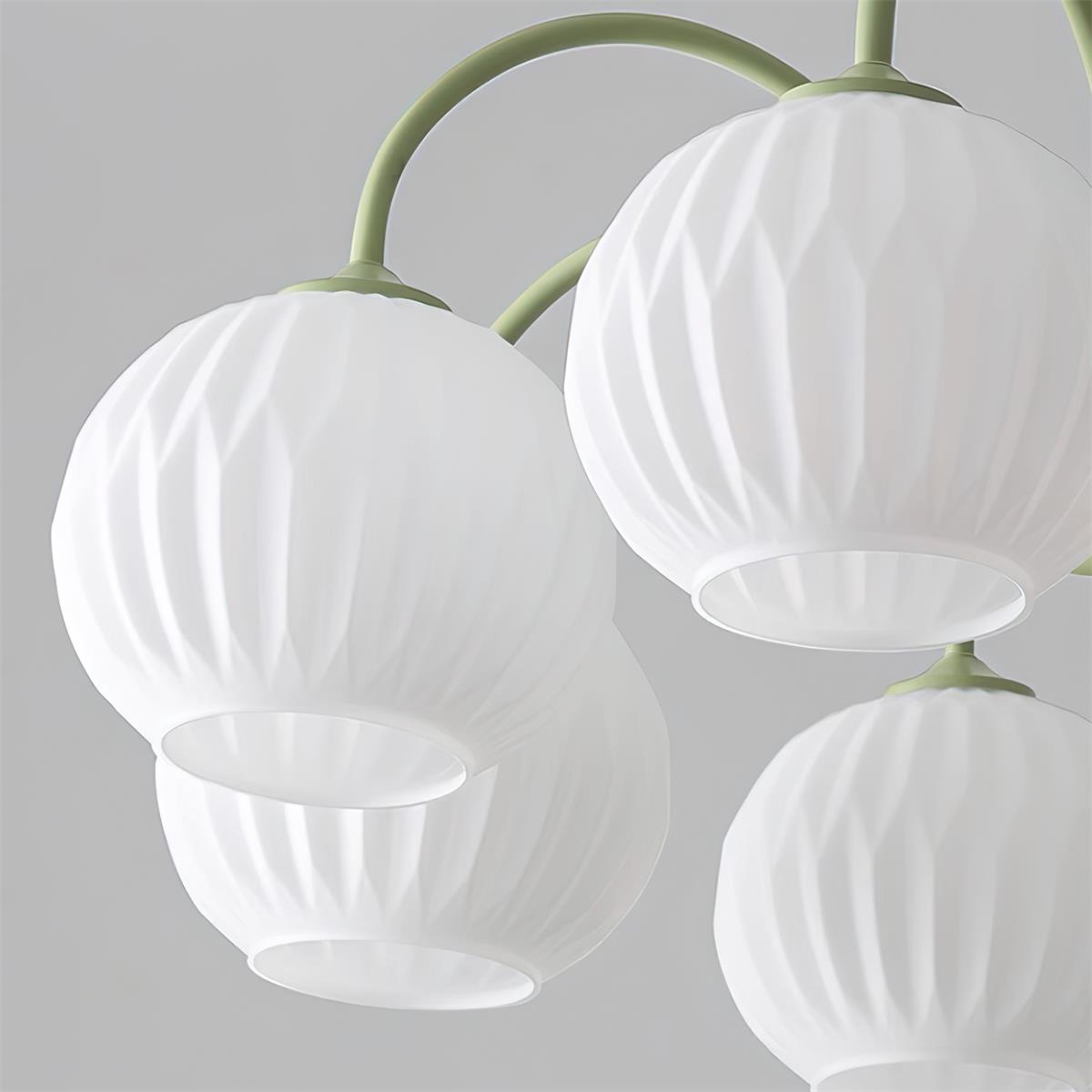 Renee Ribbed Glass Branch Chandelier