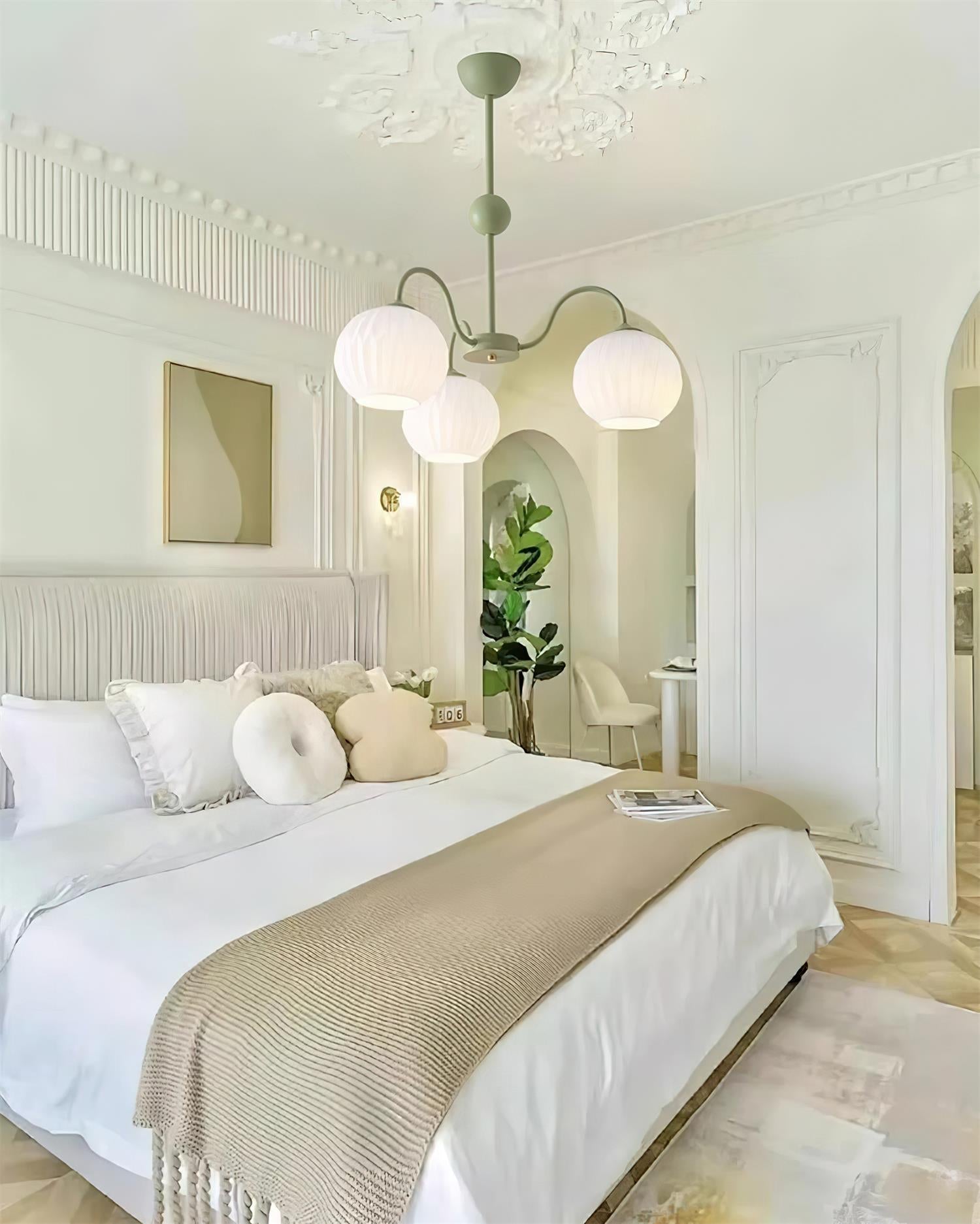 Renee Ribbed Glass Branch Chandelier