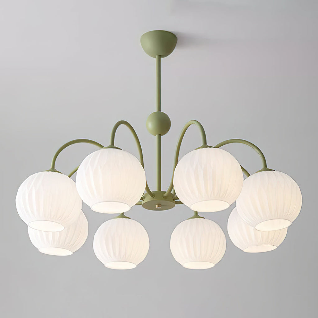 Renee Ribbed Glass Branch Chandelier