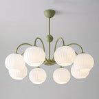 Renee Ribbed Glass Branch Chandelier