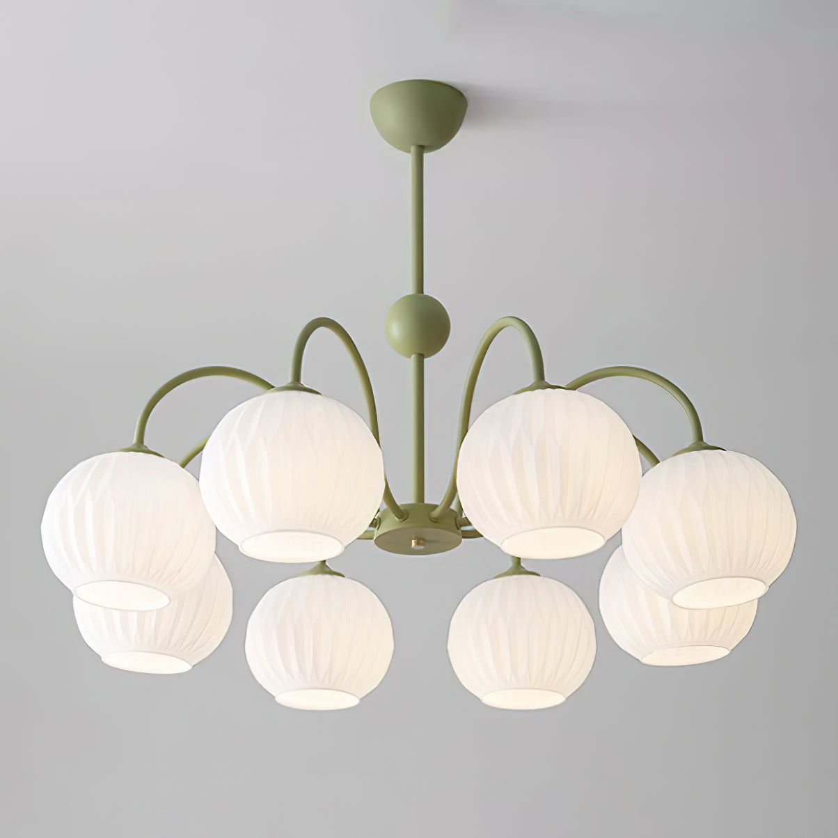 Renee Ribbed Glass Branch Chandelier