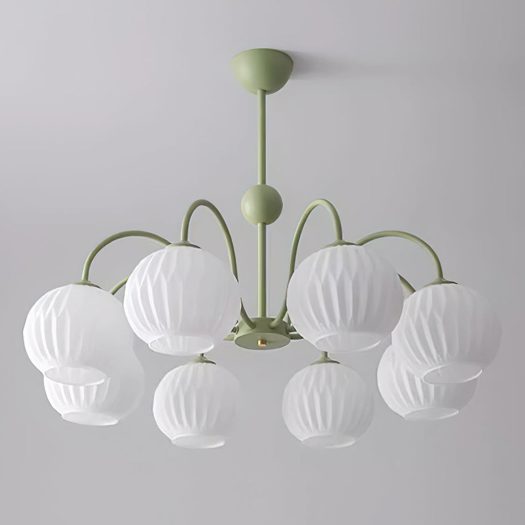 Renee Ribbed Glass Branch Chandelier