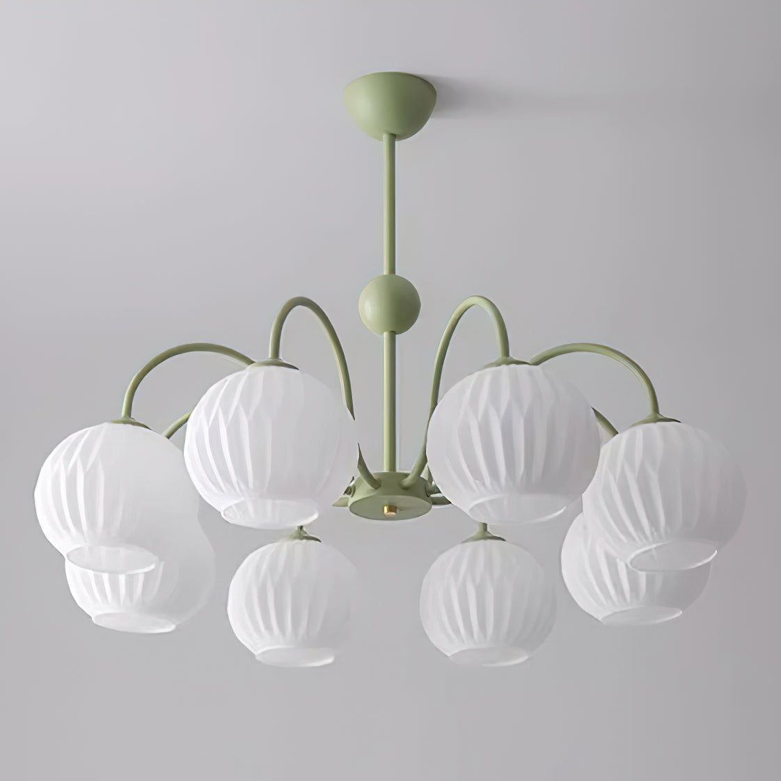 Renee Ribbed Glass Branch Chandelier