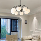Renee Ribbed Glass Branch Chandelier