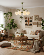 Renee Ribbed Glass Branch Chandelier