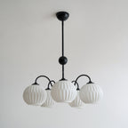 Renee Ribbed Glass Branch Chandelier