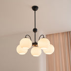 Renee Ribbed Glass Branch Chandelier