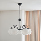 Renee Ribbed Glass Branch Chandelier