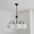 Renee Ribbed Glass Branch Chandelier