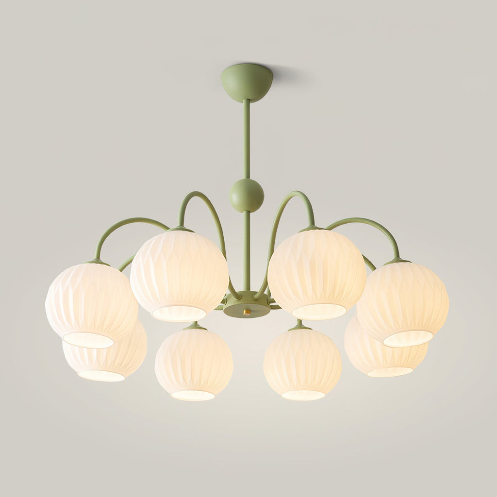 Renee Ribbed Glass Branch Chandelier