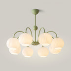 Renee Ribbed Glass Branch Chandelier