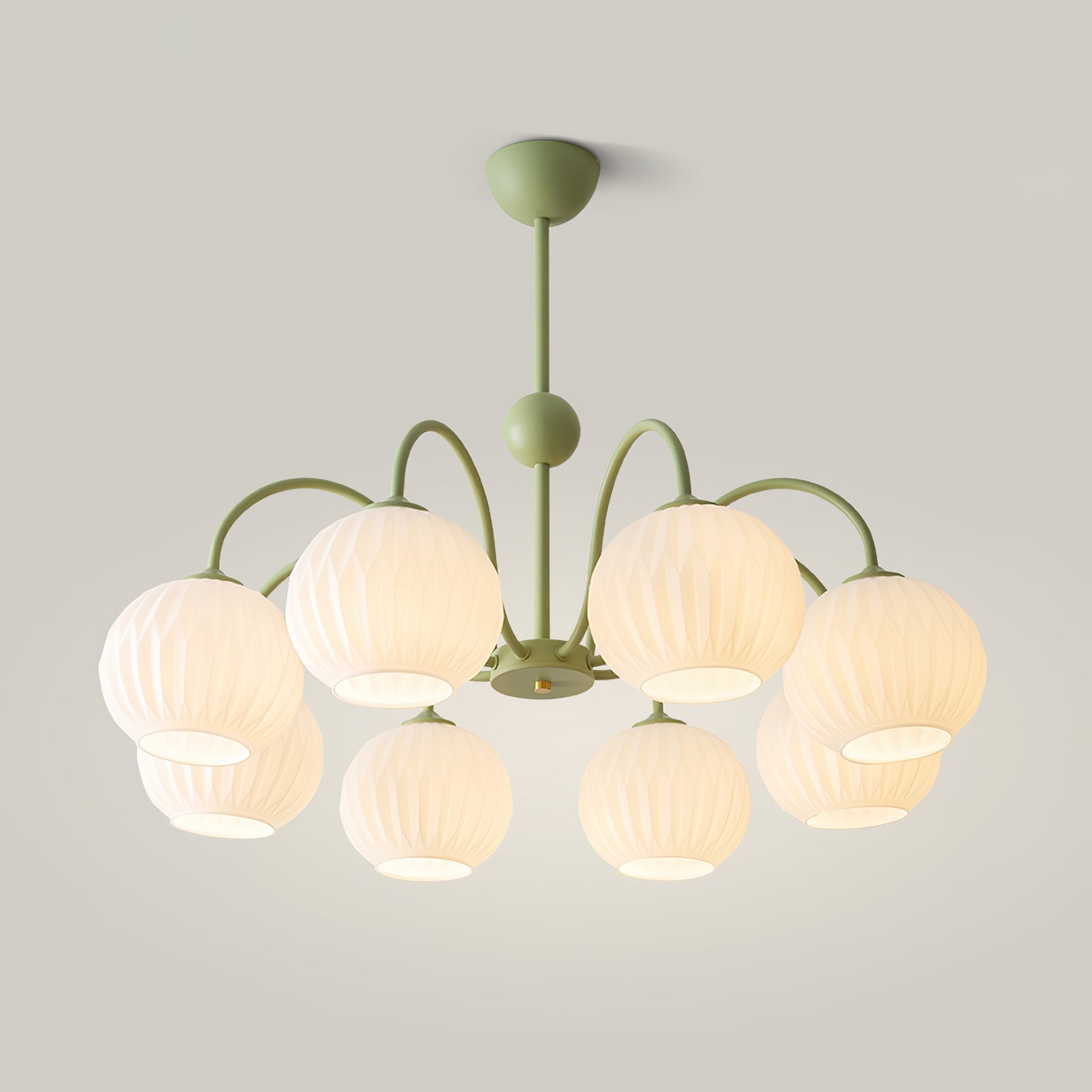 Renee Ribbed Glass Branch Chandelier