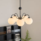 Renee Ribbed Glass Branch Chandelier
