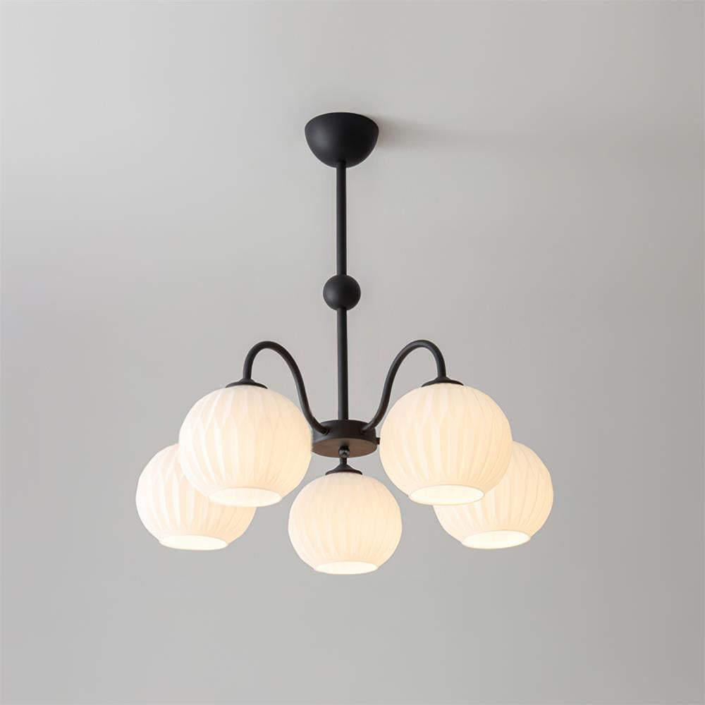 Renee Ribbed Glass Branch Chandelier